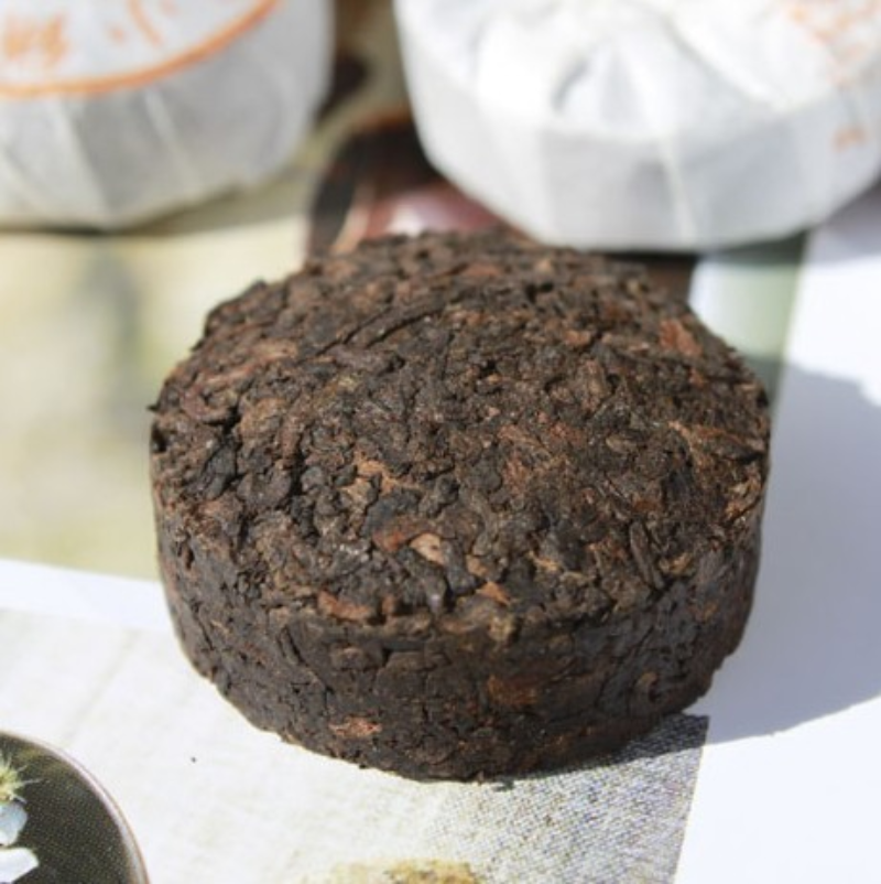 HelloYoung Pu'er Tea Palace Mini Cakes Small Tuocha Ripe Tea 宫廷金芽 熟茶