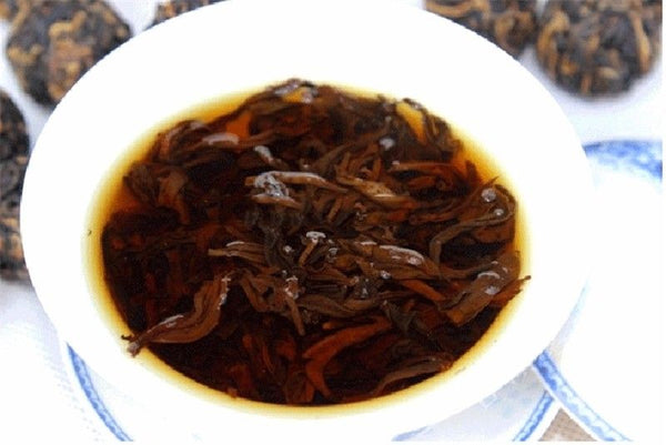 HelloYoung100g Dianhong Black Tea Small Golden Ball Protect Stomach Diuretic Red Handmade