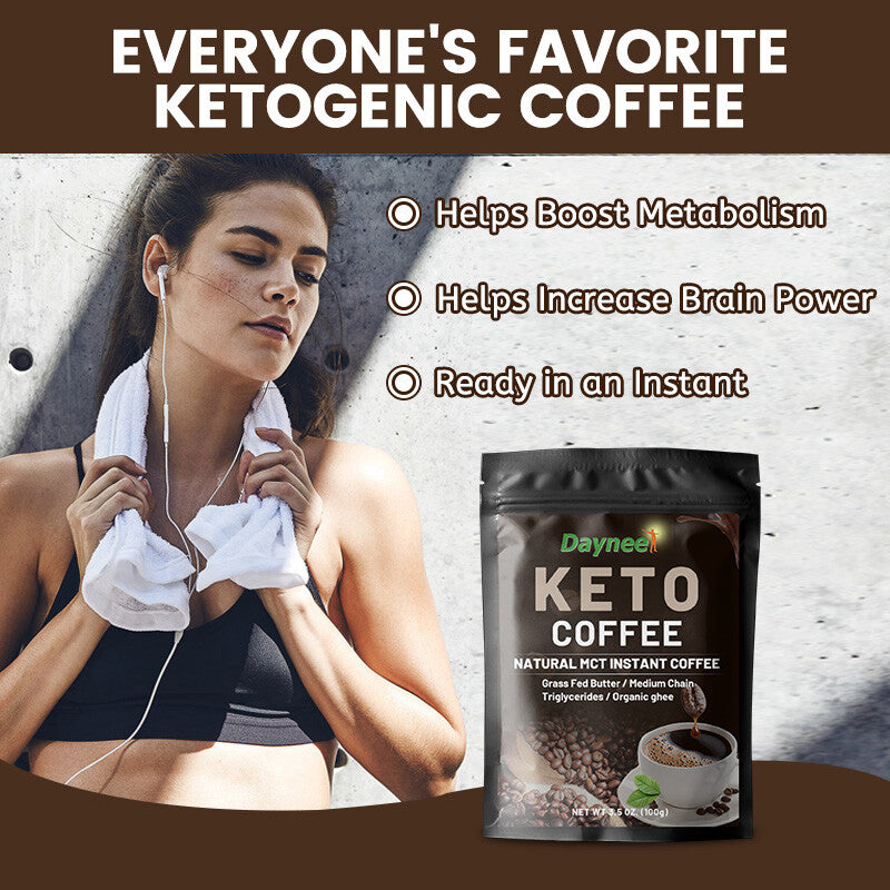 Keto Kaffee für Gewichtsverlust – Schlanker Diät Kaffee, Instant-Pulver