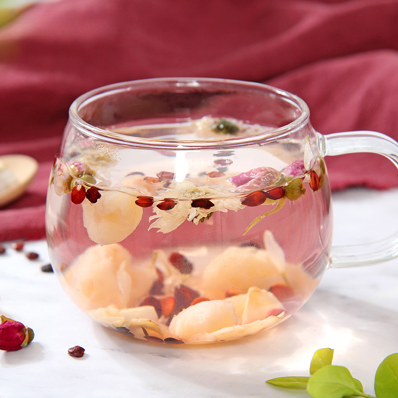 HelloYoung 厂家批发 玫瑰百合晚安茶 酸枣仁菊花组合睡眠茶花茶盒装