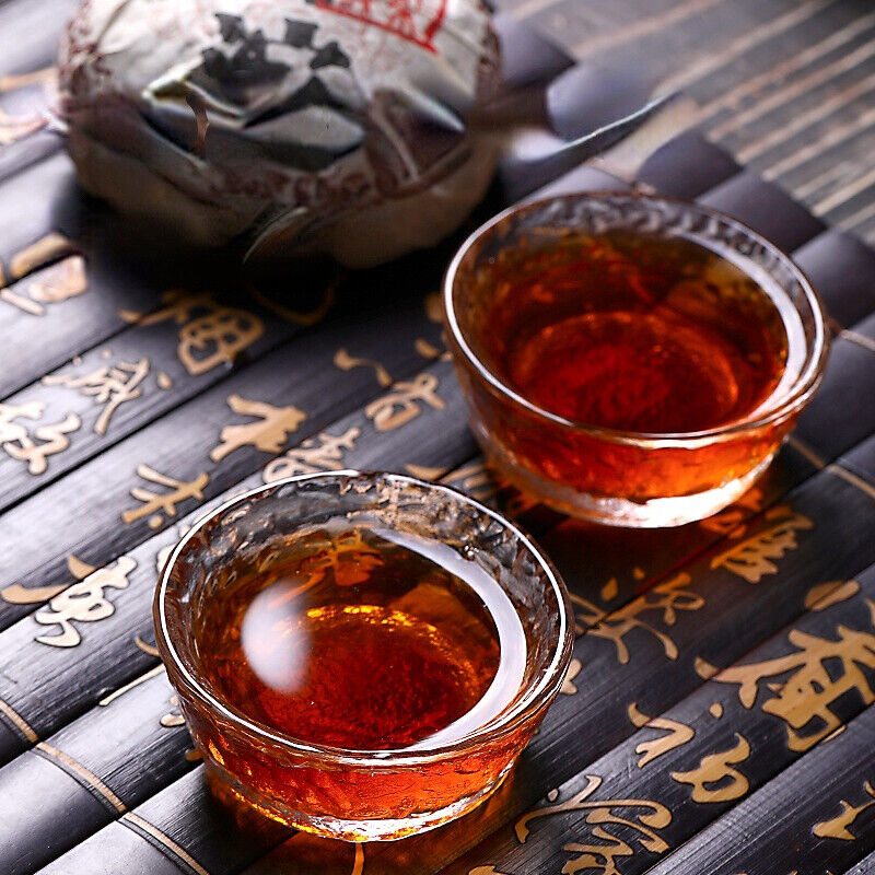 HelloYoung Pu-erh Health Care Black Tea Yunnan Pu'er Ripe Tuocha Menghai Ancient Tree 500g