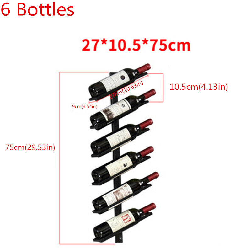Red Wine Champagne Bottle Display Stand Rack Organizer Tilted/Straight Wine Rack