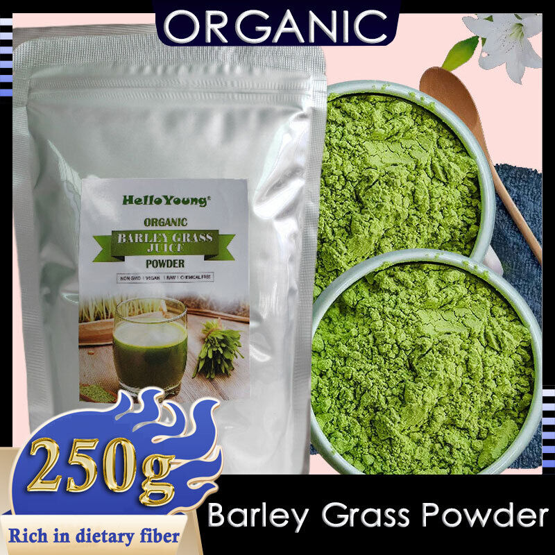 Barley Grass Powder 250g Antioxidant-Rich, Energy Booster Organic Grass Powder