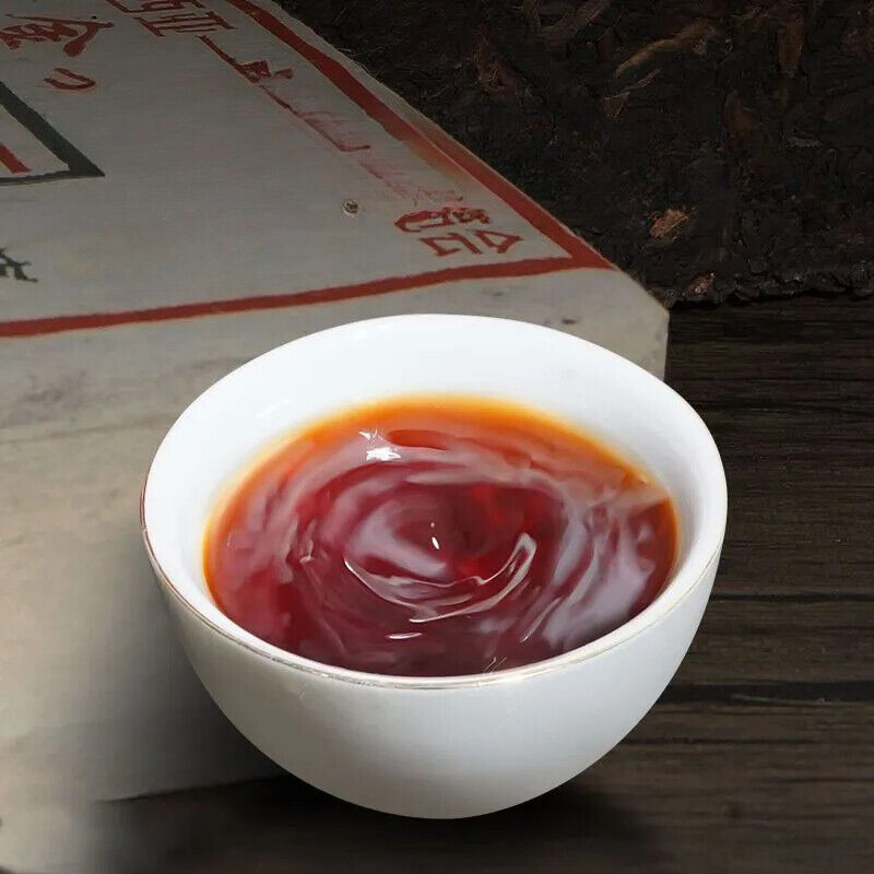 500g Banzhang Tea Puerh Ripe Tea Brick Ancient Tree Golden Bud Pu-erh Cooked Tea