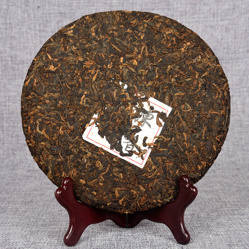 HelloYoung Yunnan Puerh Tea Cake 357g Ripe Puerh Tea Cake Ancient Tree Tea Cake Secondary image