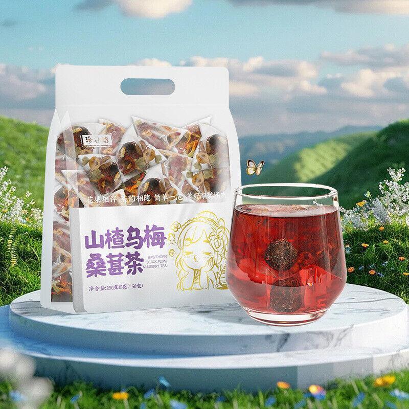 Cassia Flower Tea Hawthorn, Black Plum, Mulberry Tea, Apple Rose, Lotus Leaf Fat Secondary image