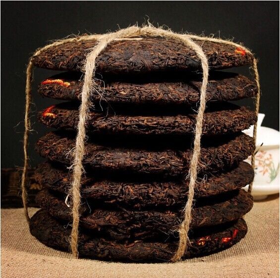 HelloYoungOld Ripe Pu Er Tea 357g Oldest Puer Tea Puerh Black Tea Pu Er Red Tea Pu-erh Main image