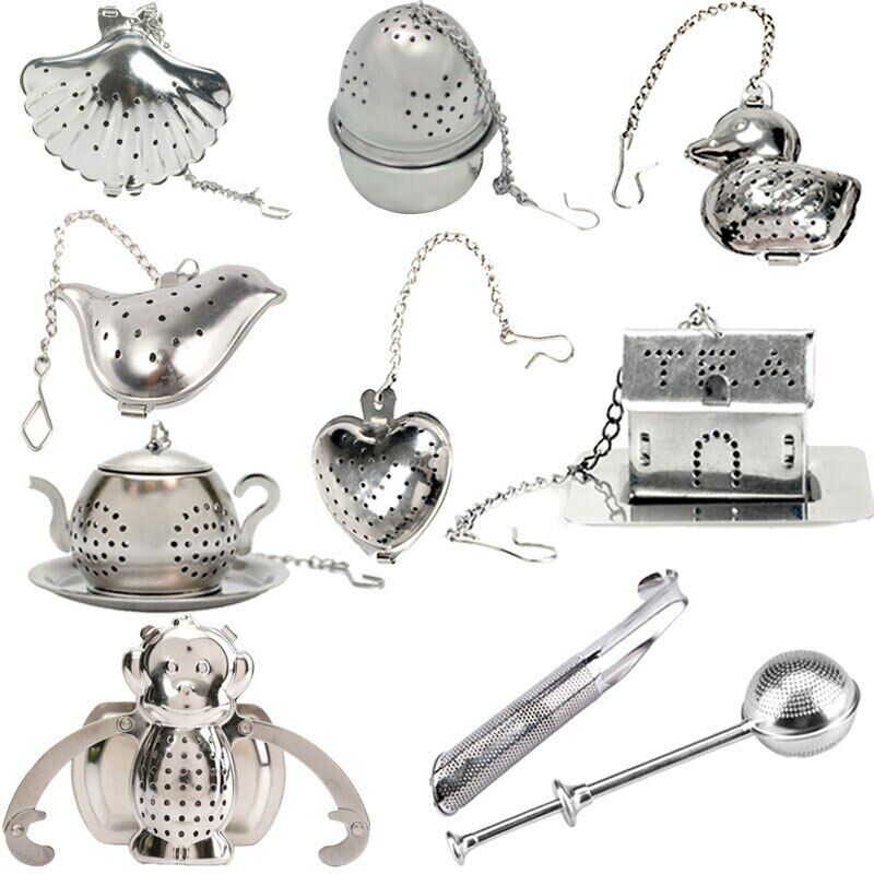 Tea Strainer Tea Infuser Filter Strainer Tea Spoon Stainless Steel Household