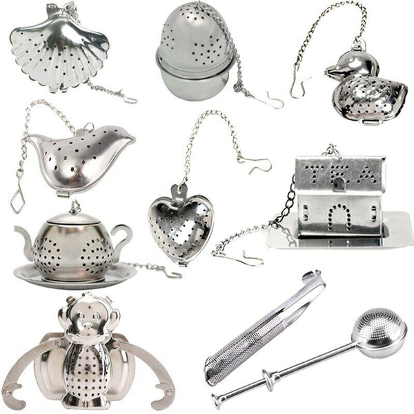 Tea Strainer Tea Infuser Filter Strainer Tea Spoon Stainless Steel Household