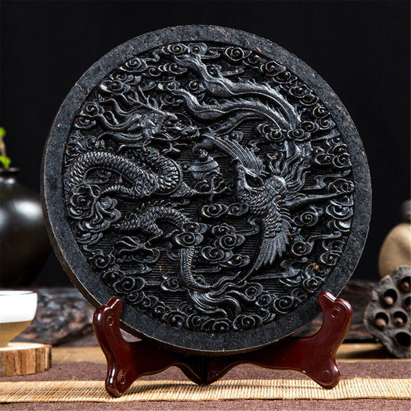 500g Dragon & Phenix Big Red Robe Tea Black Tea Cake Wu Long Tea Da Hong Pao Tea