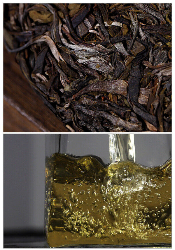 HelloYoung 357g Raw Tea Cake Yunnan Pu'er Tea Cake 冰岛五寨地界纯料春茶