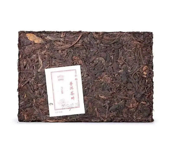 Year Old Ripe Puerh Tea Brick Yunnan Laotongzhi Puer Tea Brick 250 Grams