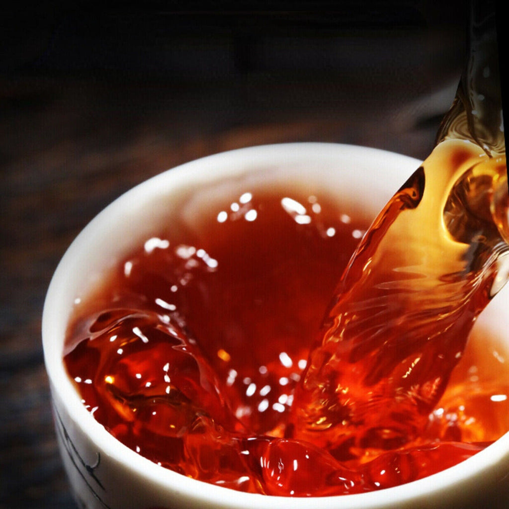 HelloYoung Glutinous Rice Fragrance Small Puerh Tea Pressed Black Tea Pu'er Ripe Tea 500g