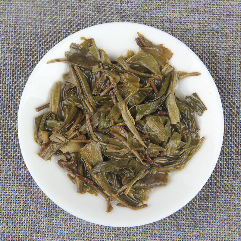HelloYoung 150g Golden BarIceland Gold Brick Puerh Raw Brick Tea Mengku Gold Leaf Flower