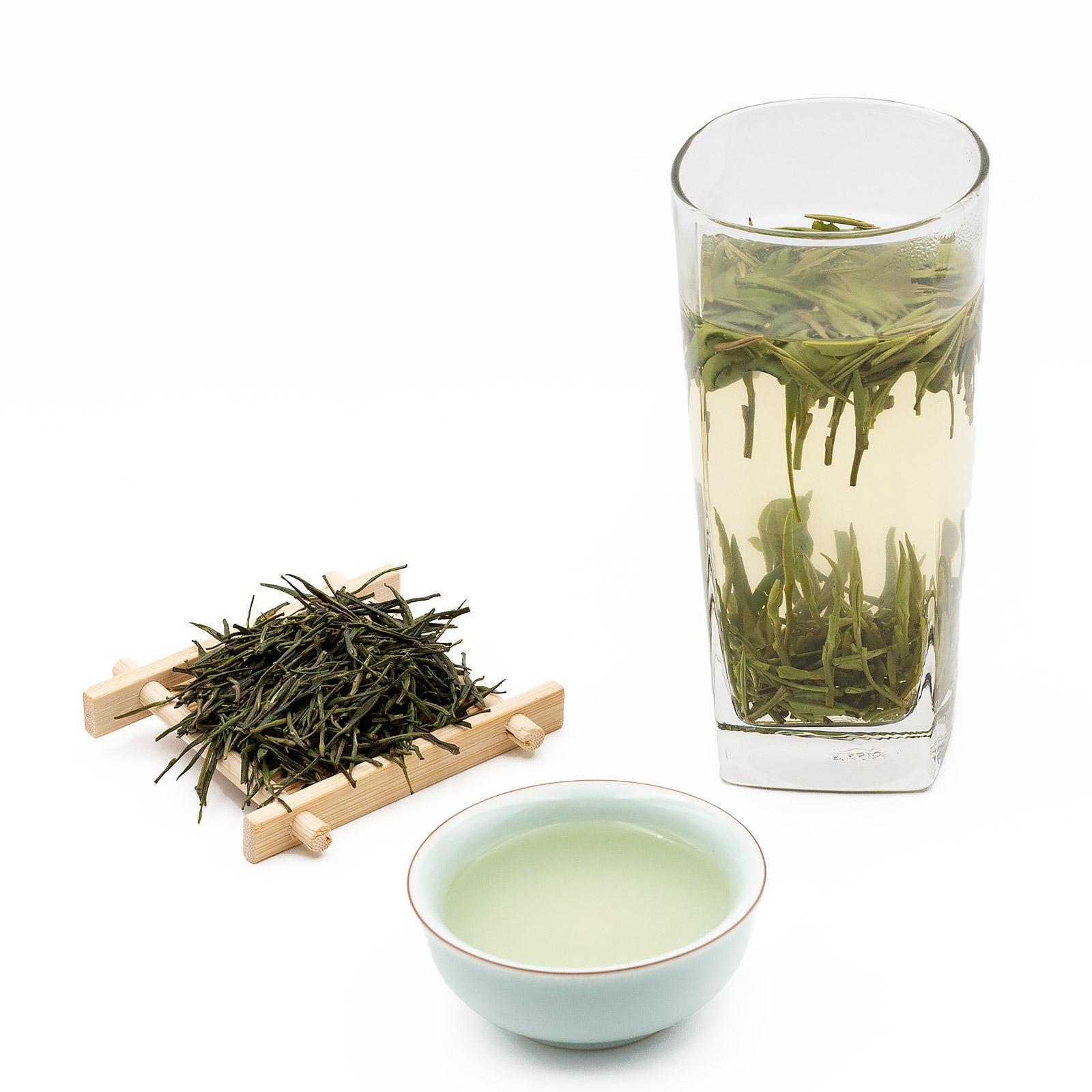 Natural high-quality Chinese Zhu Ye Qing Green Tea Yuqian 1st Grade Loose Leaf Main image