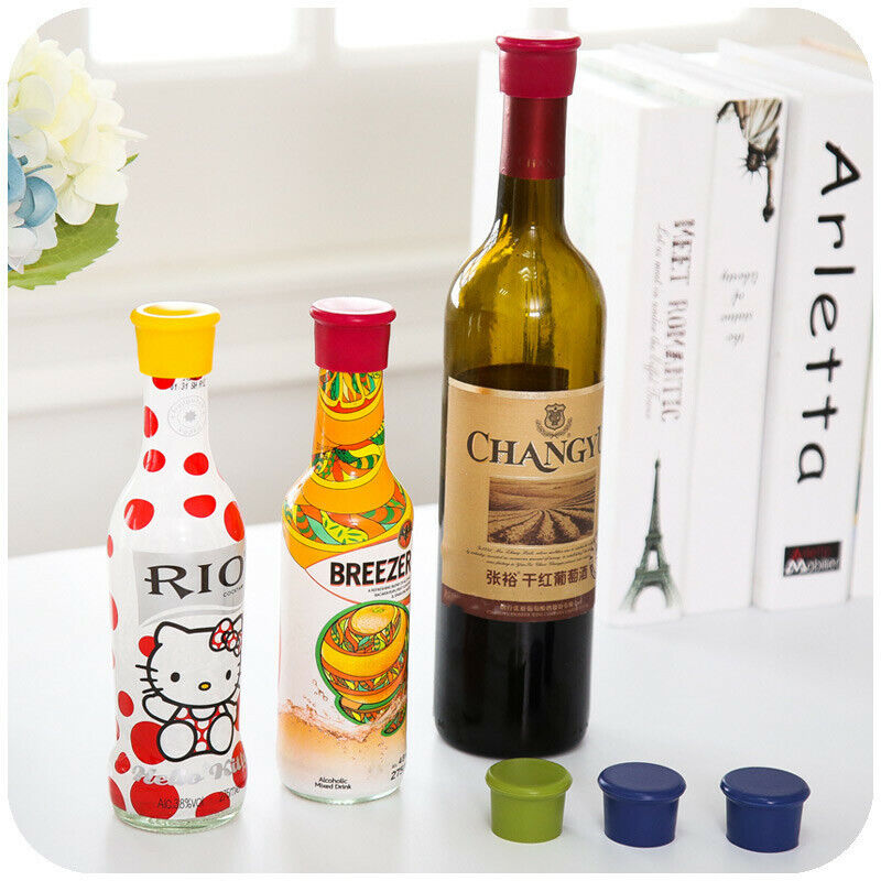 Bar Tools Silicone Wine Liquor Bottle Stopper Kitchen Stopper Rubber Accessories