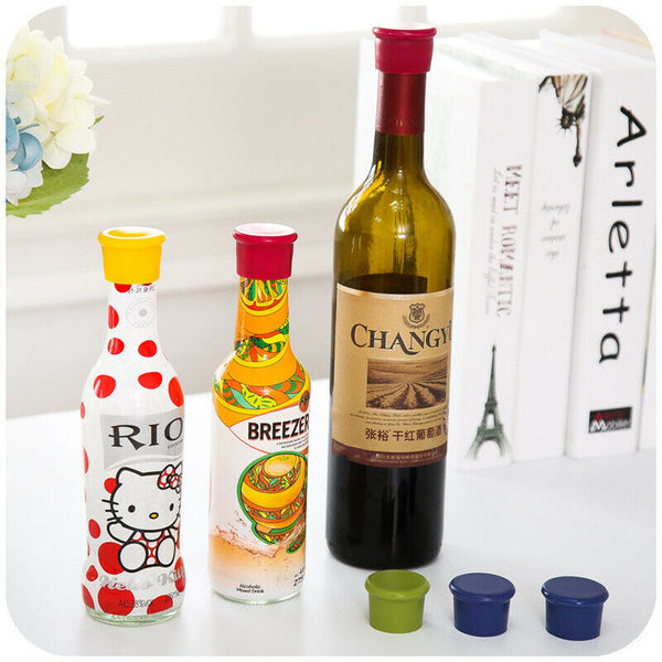 Bar Tools Silicone Wine Liquor Bottle Stopper Kitchen Stopper Rubber Accessories