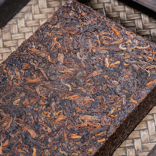 500g Pu'er Tea  68 Menghai Old Tea Brick Ginseng Fragrance Pu'er Tea Brick Tea