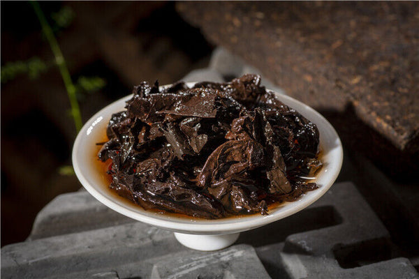 HelloYoung 250g Yunnan Pu'er Tea Brick Brown Mountain Arbor Menghai Big Leaf Spring Tea