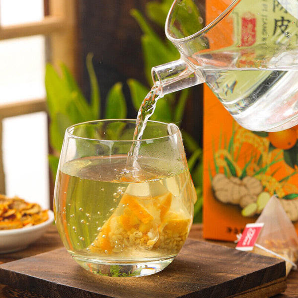HelloYoung 160g Chen Pi Ginger Rice Tea Fried Ginger Rice Tea Infusion Ginger Silk Rice Tea