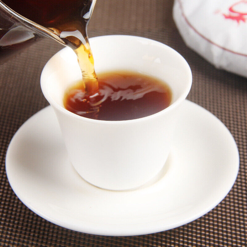 380g Menghai Big  Pu'er Tea Cake Premium Cooked Pu-erh Black Tea Gift Tea