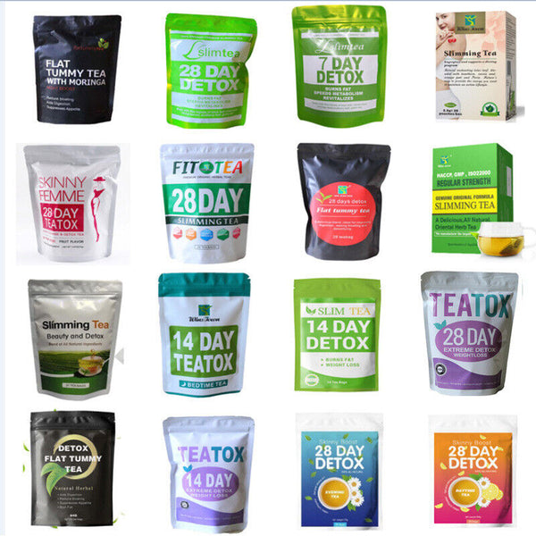 28 Days Detox Slim Tea for Weight Loss Flat Tummy Healthy Drink Lose Belly Fat