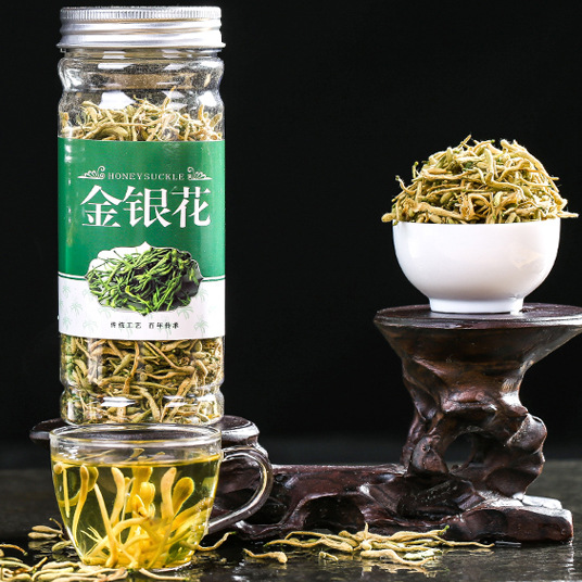 HelloYoung 40g Natural Honeysuckle Herbal Tea Jinyinhua Chinese Ecology Organic Flower Tea