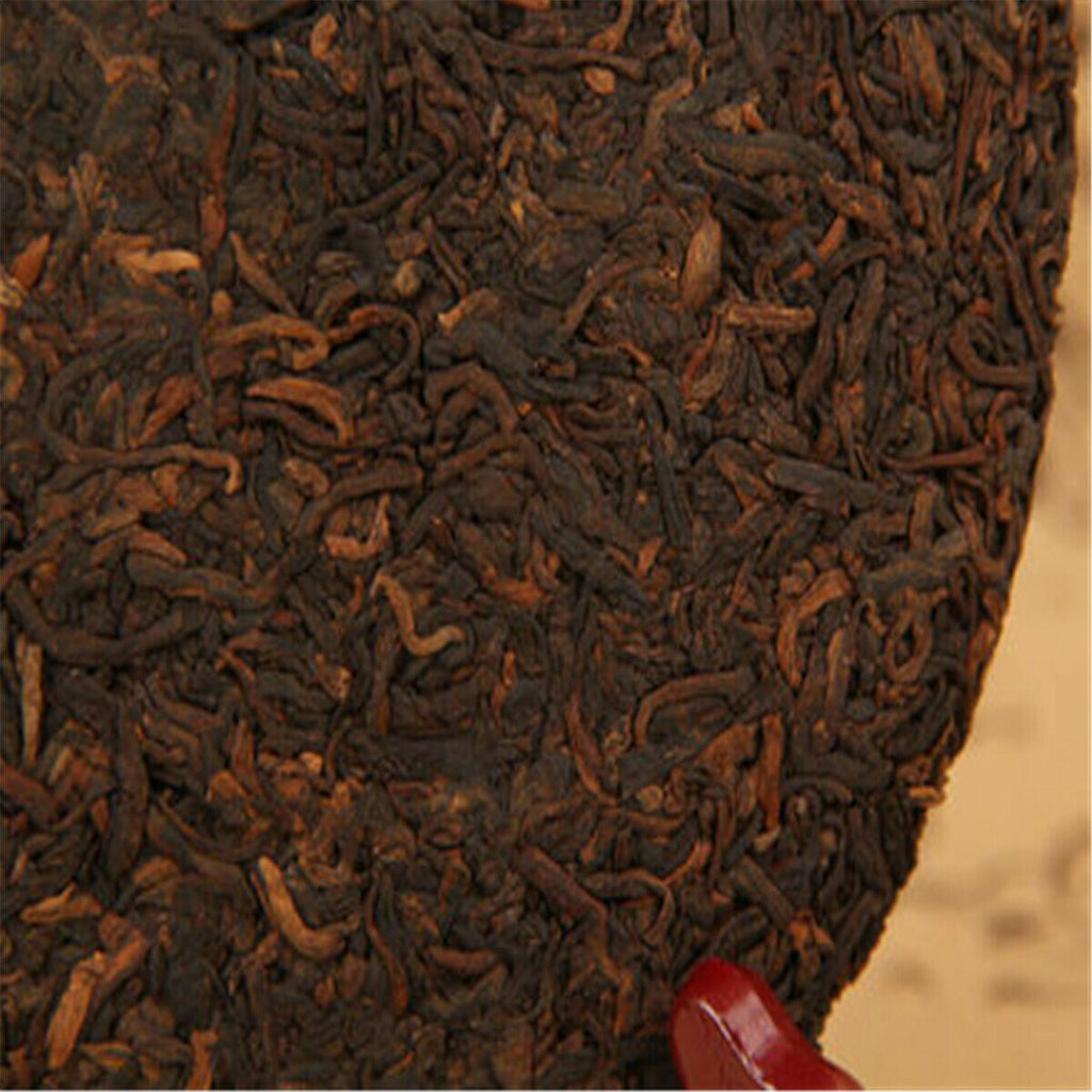 HelloYoung High Quality Ripe Puer Tea Organic Cooked Pu-erh Tea Old Puer Tea Black Tea Cake