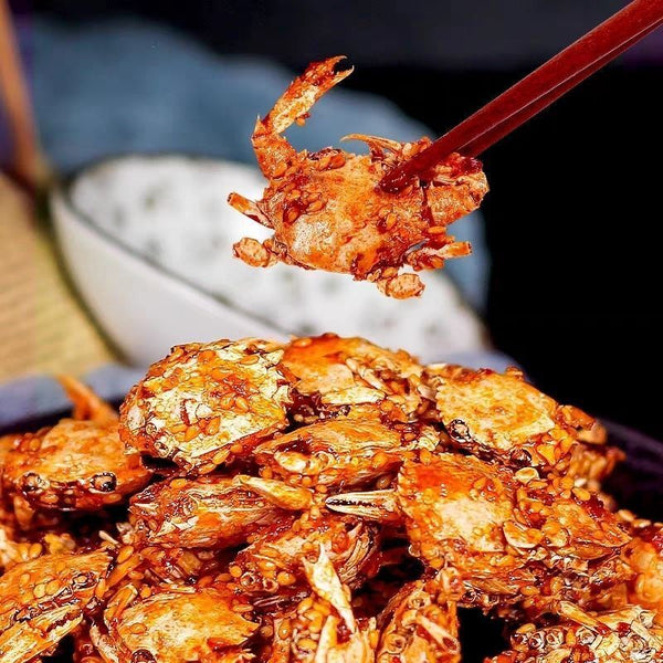 Spicy Sea Crab Ready to eat Seafood Spicy Baby Crab Snacks 香辣海蟹