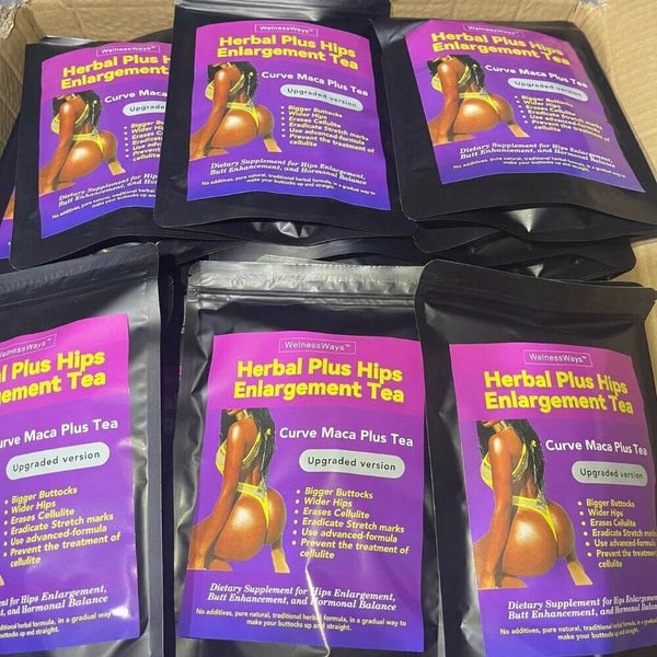 Herbal Curvy Support Tea Natural Hip Wellness Blend Premium Loose Leaf