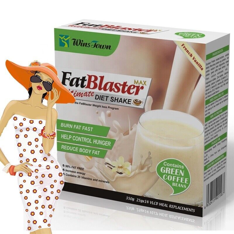 Fat Blaster Diet Weight Loss Replacement Milkshake Green Coffee Powder