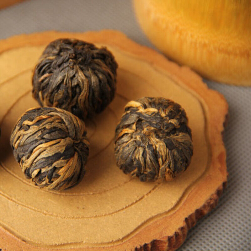 HelloYoung 100g/250g/500g China Yunnan Dianhong Dragon Pearl Dian Hong Black Tea Gold Pearl