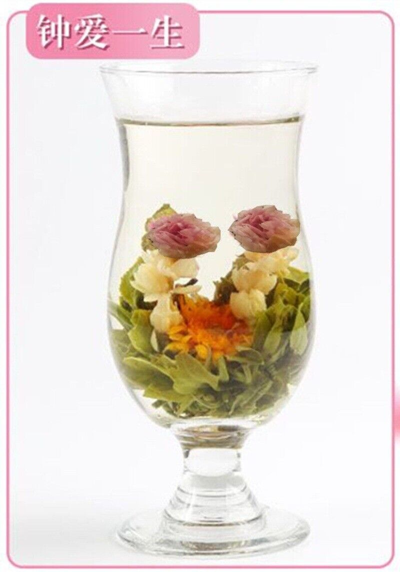 Blooming Tea Silver Needle Jasmine Marigold Flowering Zhong Ai Yi Sheng 20pcs Main image
