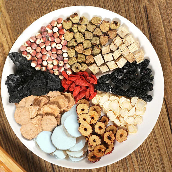 Chinese Herbal Tea for Man Vitality Enhancement Tea Ginseng Ten Treasures Tea