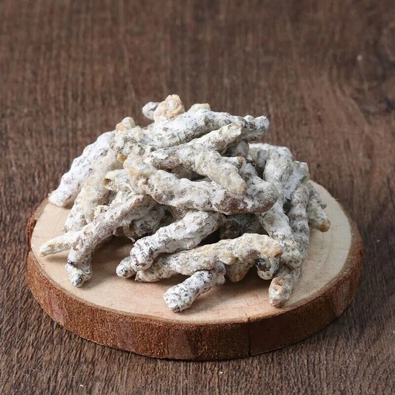 HelloYoung Bai Jiang Can 白僵蚕, Bombyx Batryticatus, Silkworm Larva, Bombyx Mori250g 僵蚕天虫僵虫 Secondary image
