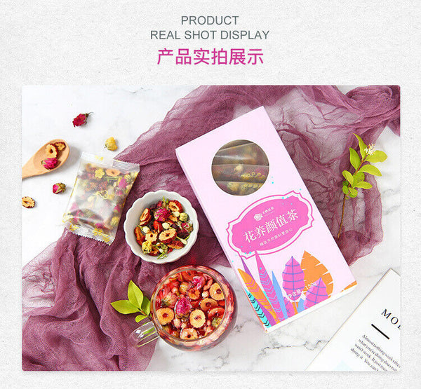 HelloYoung Rose Luoshen Wholesale Flower Tea Chrysanthemum Red Date Sliced Flower Tea