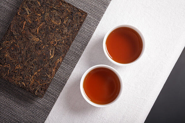 HelloYoung 250g Yunnan Pu'er Tea Menghai Mature Tea Yugong Golden Brick Aroma Mature Tea