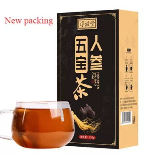 New! Kidney Tea Formula Ginseng Six Treasure Tea, Kidney Tea Chinese Herbal Tea