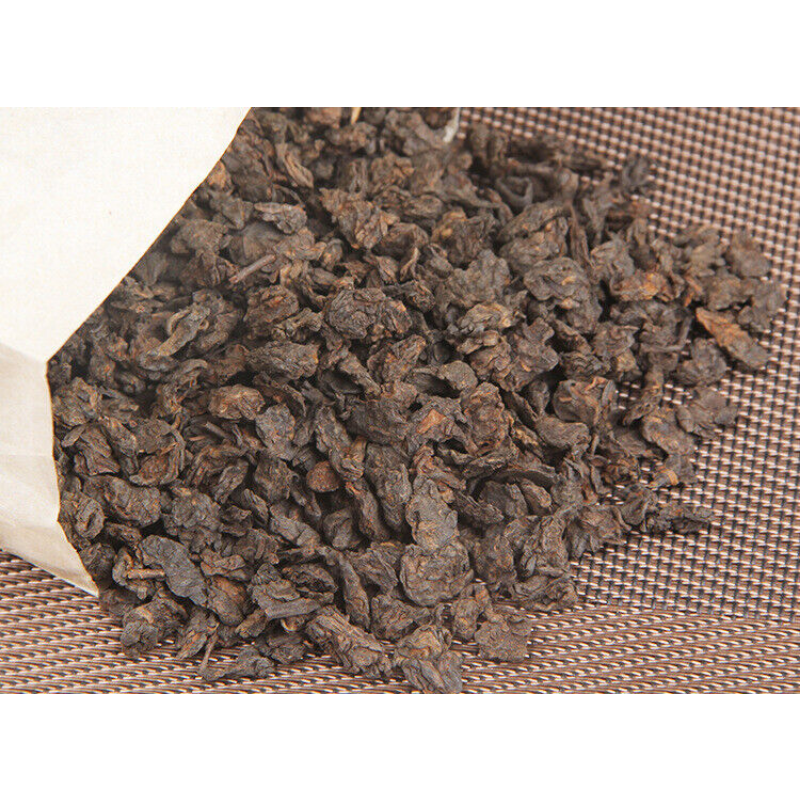 800g Menghai Organic Ancient Tree Old Tea  Yunnan Puerh Tea Ripe Tea Brick