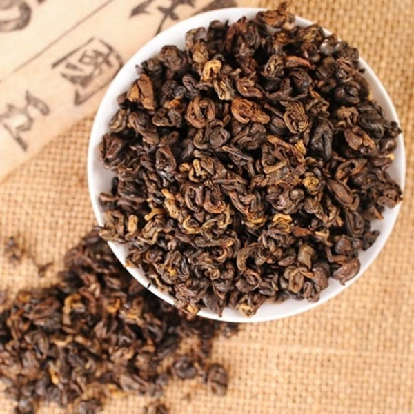 500g Yunnan Fengqing Dianhong Tea Black Tea Loose Cooked Red Biluo Tea Dian Hong
