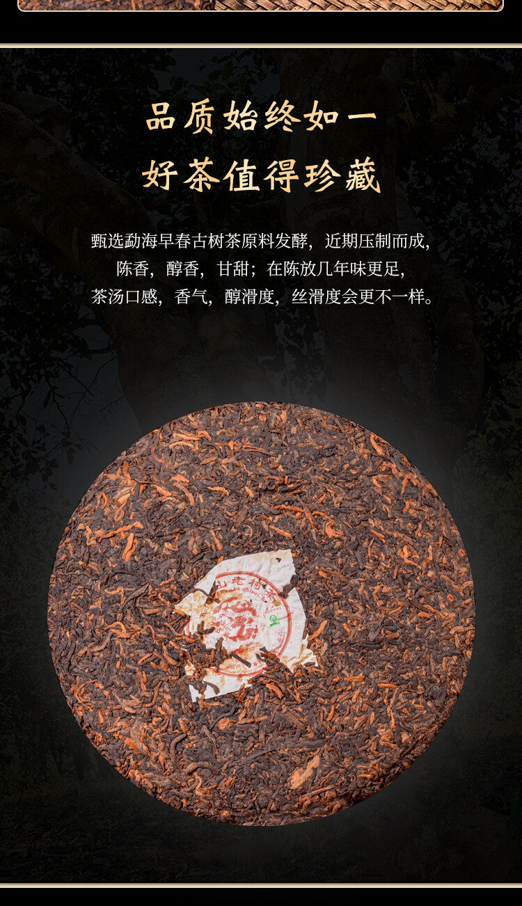 Pu'er Tea Brown Mountain Old Tree Tea Agarwood Pu'er Mature Tea Green Food