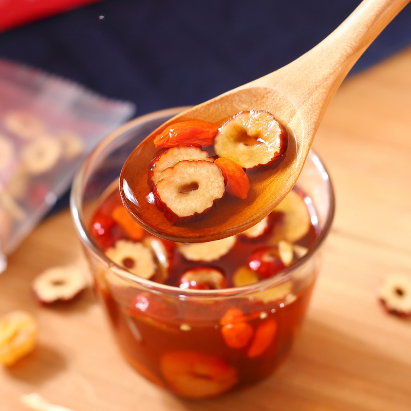HelloYoung Brown sugar ginger tea longan jujube goji berry black sugar ginger jujube tea