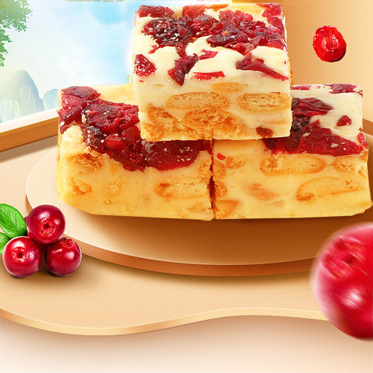 Snowflake Crisp 208gX4 Box Soft Nougat Milk Matcha Chocolate Cake Snacks