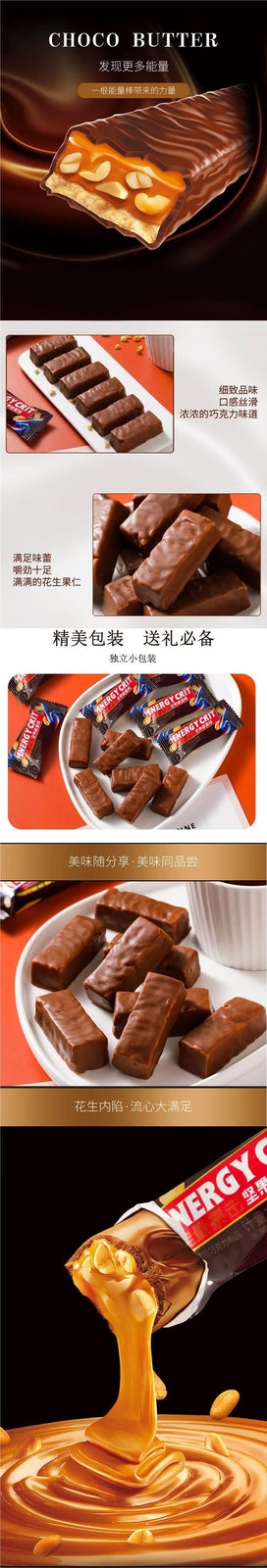 Chocolate Energy Bars with Peanut Filling Bulk Pack for Wholesale and Gifting