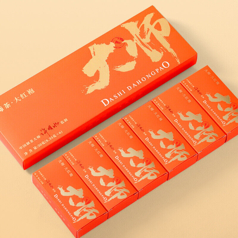 Dahongpao Oolong Tea Rock Tea Wuyishan Tea Gift Set Strong Aroma Smoke Stick
