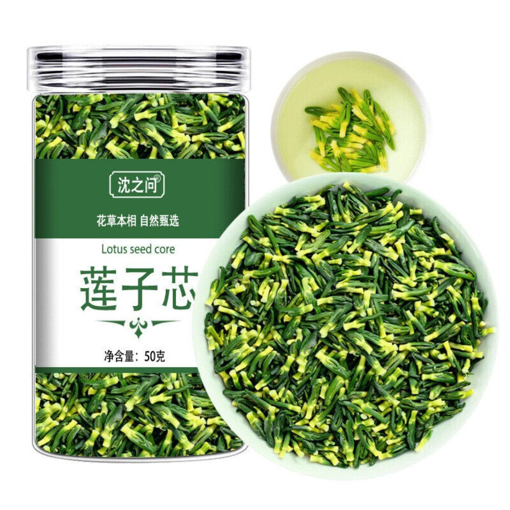 Lotus Seed Heart Tea Fresh Dried Lotus Core Herbal Natural Wellness Main image