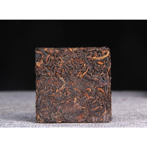 HelloYoung Cooked Tea Class Seal Golden Bud Ancient Tree Tea 36g * 10 Pu'er Tea Brick Old