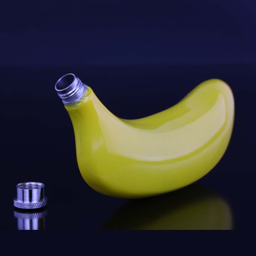 5oz Banana Wine Pot Flask Stainless Steel Hip Flask Vodka Whiskey Alcohol Bottle