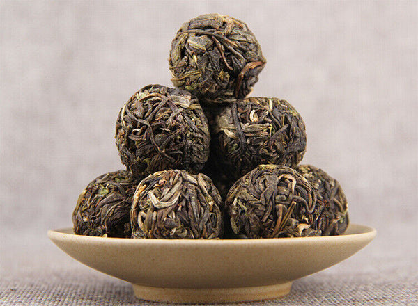 HelloYoung Glutinous Rice Fragrance Pu'er Raw Tea Dragon Pearl 500g Pu'er Tea Tuocha
