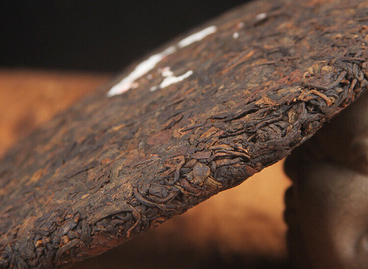 HelloYoung 357g Puerh Ripe Tea Cake 普洱茶熟茶 金毫熟茶饼易武正山茶金易武饼茶